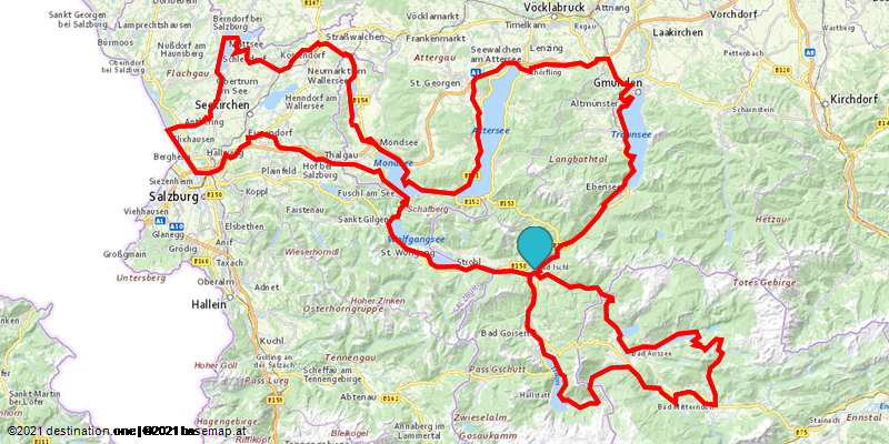 Salzkammergut Radweg R2 Variante 1 Salzkammergut Radweg R2 Variante 1
